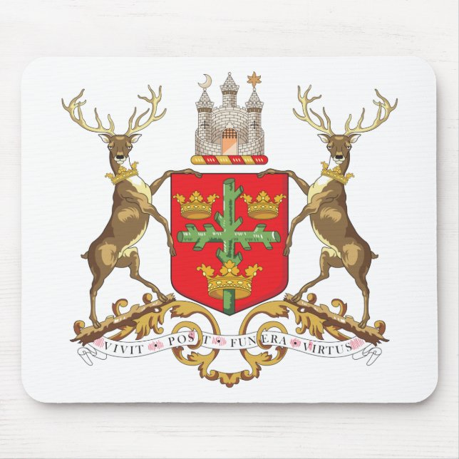 Nottingham Coat of Arms Mouse Mat (Front)