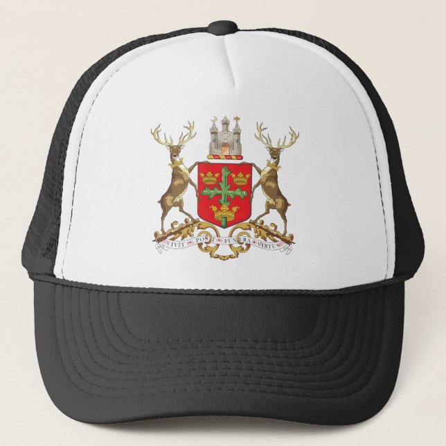 Nottingham Coat of Arms Trucker Hat (Front)
