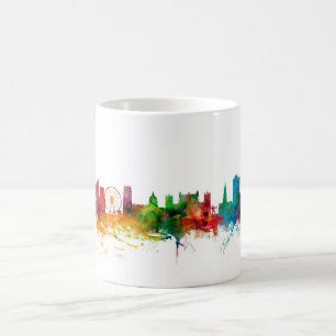 Nottingham England Skyline Coffee Mug