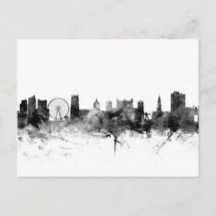 Nottingham England Skyline Postcard