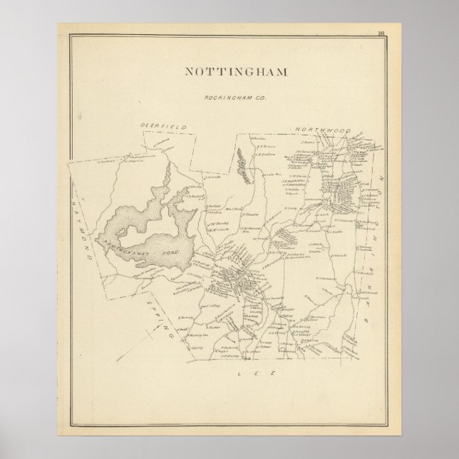 Nottingham, Rockingham Co Poster (Front)