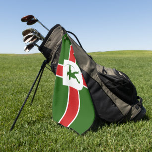 Nottinghamshire county flag golf towel