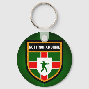 Nottinghamshire Flag Key Ring
