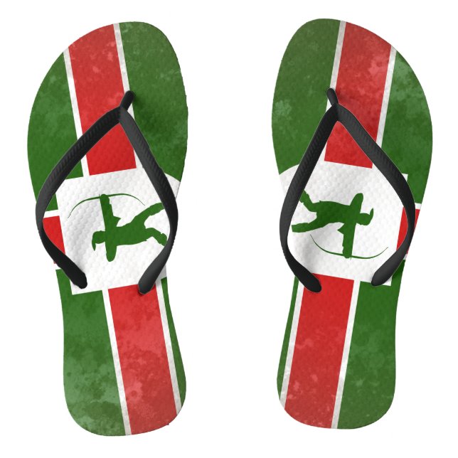 Nottinghamshire Flip Flops (Footbed)
