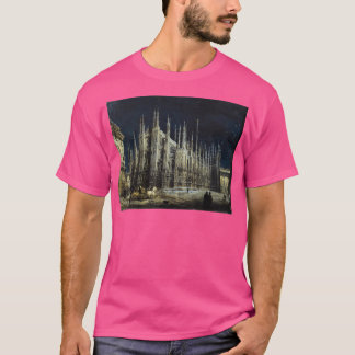 Notturno di Piazza del Duomo a Milano by Angelo In T-Shirt