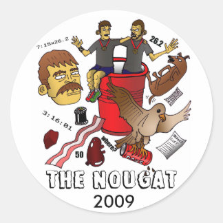 nougat12 copy, THE NOUGAT, 2009 Classic Round Sticker