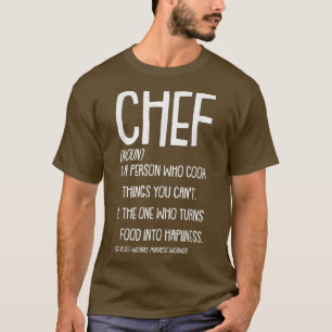 Noun Chef Funny Sous Master Head Eecutive Cooking T-Shirt