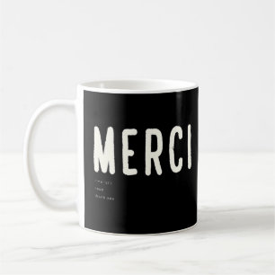 Noun Merci Thank You Translation Word French Big F Coffee Mug