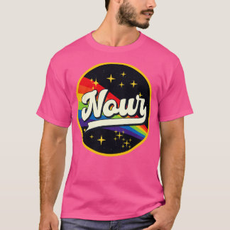 Nour Rainbow In Space Vintage Style T-Shirt