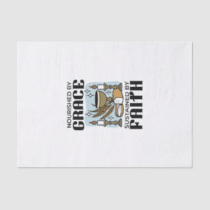 Nourished by Grace, Sustained by Faith Design Tissue Paper