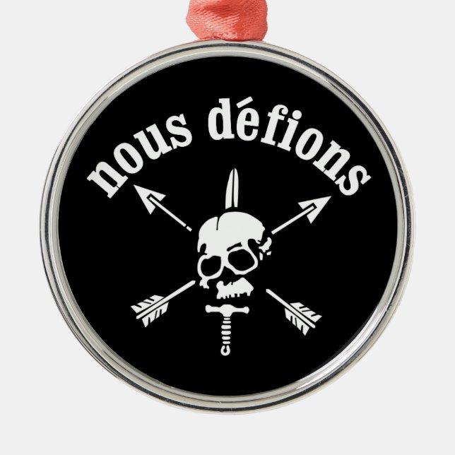 Nous Defions Ornament (Front)