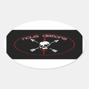 Nous Defions Oval Sticker