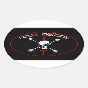 Nous Defions Oval Sticker
