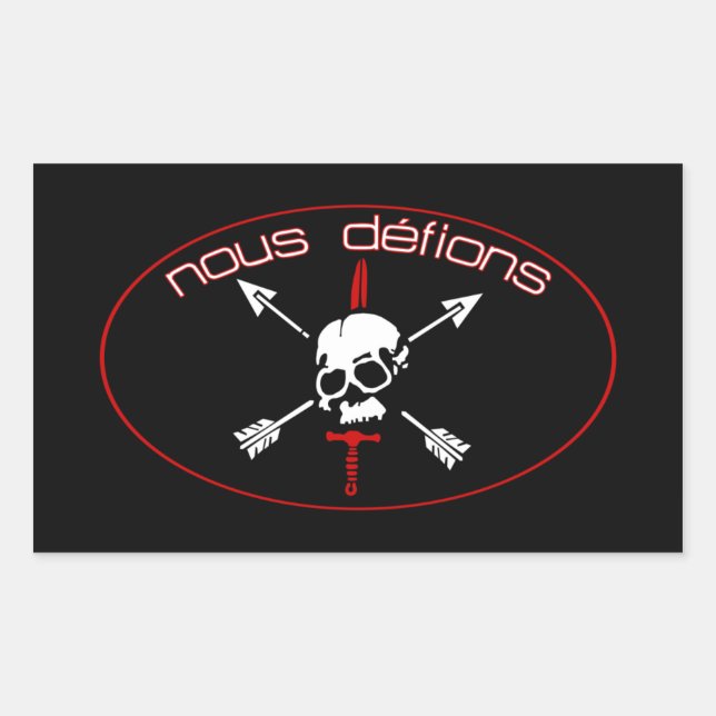 Nous Defions Rectangular Sticker (Front)