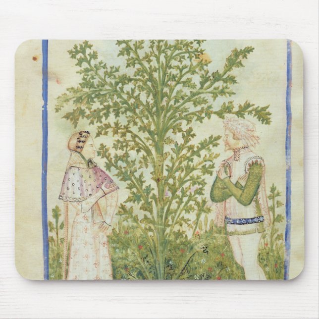 Nouv Acq Lat Celery, from 'Tacuinum Sanitatis' Mouse Mat (Front)