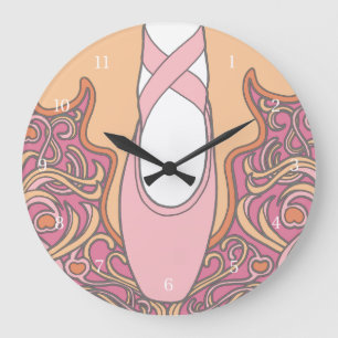 Nouveau Ballet Large Clock