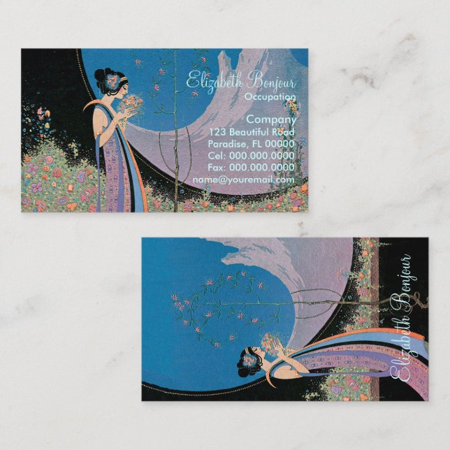 Nouveau Chic - Business Cards (Front/Back)