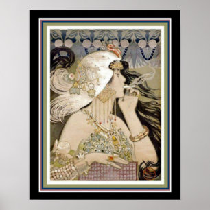 Nouveau Cigarette Ad by Manuel Orazi 16 x 20 Poster