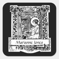 Nouveau Ex-Libris Bookplate Stickers