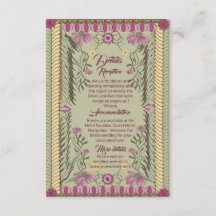 Nouveau frame - Response Card