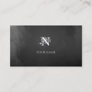 Nouveau Grey Business Card