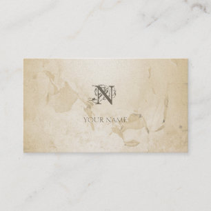 Nouveau Grunge Golden Business Card