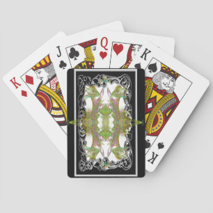 nouveau leaf quad 1 playing cards