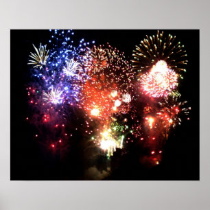 Nouvel an : final bouquet of feu d'artifice - poster