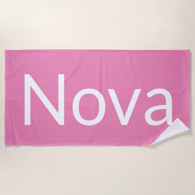 Nova Beach Towel (Front)