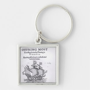 Nova Britannia. Offring Most Excellent Fruites Key Ring