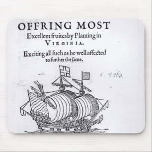 Nova Britannia. Offring Most Excellent Fruites Mouse Mat