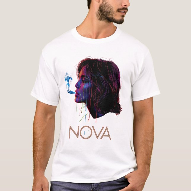 Nova Glow Painted Silence T-Shirt (Front)