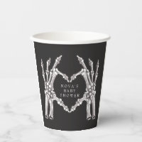 NOVA Halloween Skeleton Heart Hands Baby Shower