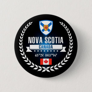 Nova Scotia 6 Cm Round Badge