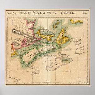 Nova Scotia and New Brunswick 44 Poster