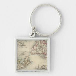 Nova Scotia And Newfoundland Key Ring