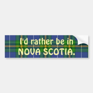 Nova Scotia bumper sticker