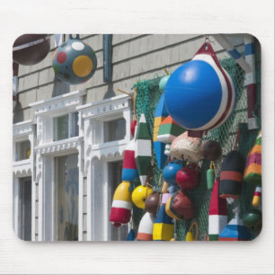 Nova Scotia, Canada. Buoy shop in Blue Rocks in Mouse Mat