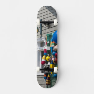 Nova Scotia, Canada. Buoy shop in Blue Rocks in Skateboard