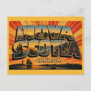 Nova Scotia Canada Maritime Province Postcard