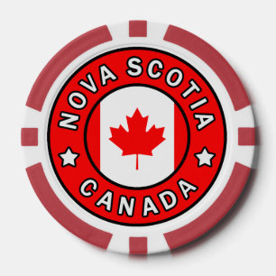 Nova Scotia Canada Poker Chips