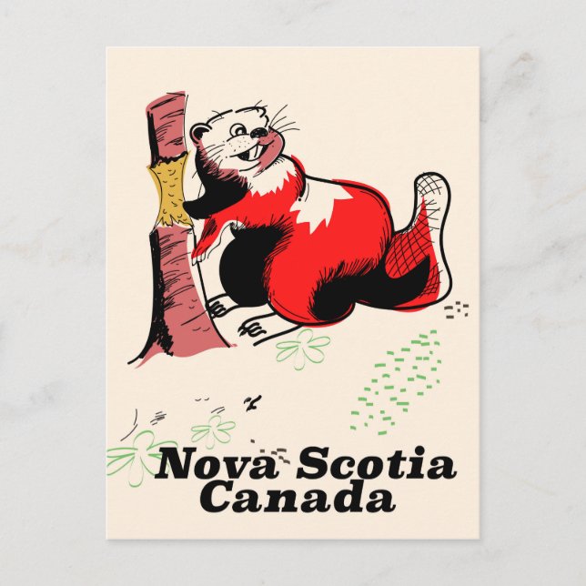 Nova Scotia canada Postcard (Front)