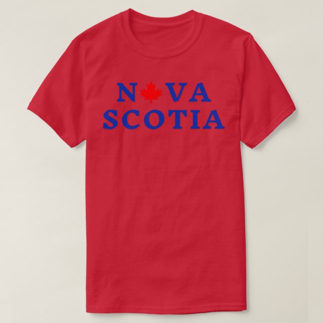 Nova Scotia Canada T-Shirt (Design Front)