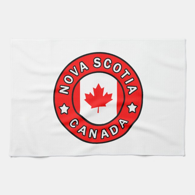 Nova Scotia Canada Tea Towel (Horizontal)