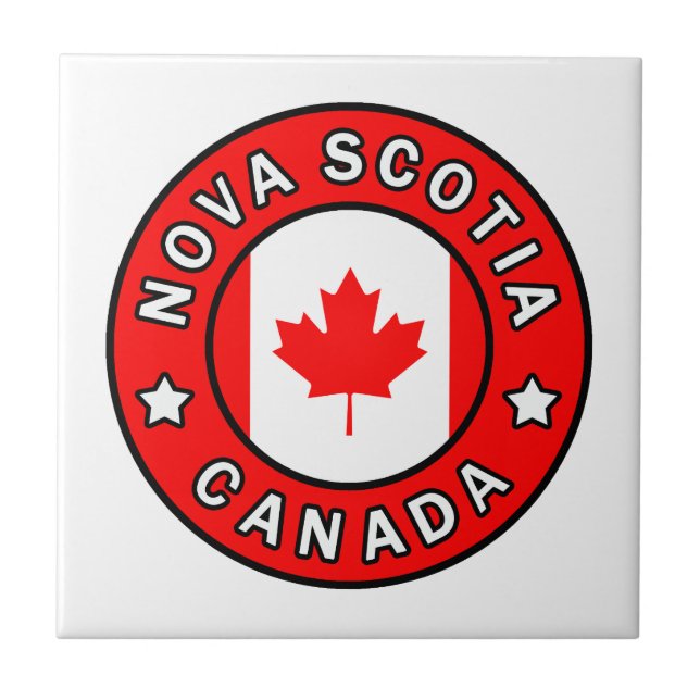 Nova Scotia Canada Tile (Front)