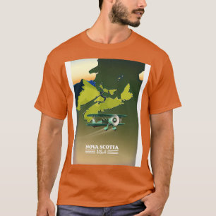 Nova Scotia Canada travel map T-Shirt