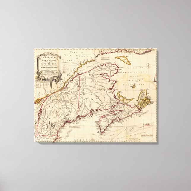 Nova Scotia, Cape Britain Canvas Print (Front)