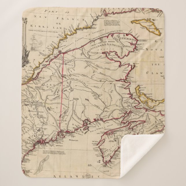 Nova Scotia, Cape Britain Sherpa Blanket (Front)