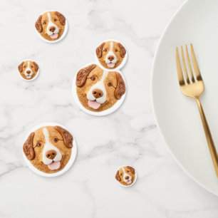 Nova Scotia Duck Toller Dog 3D Inspired Confetti