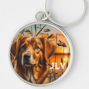Nova Scotia Duck Toller Personalised Key Ring